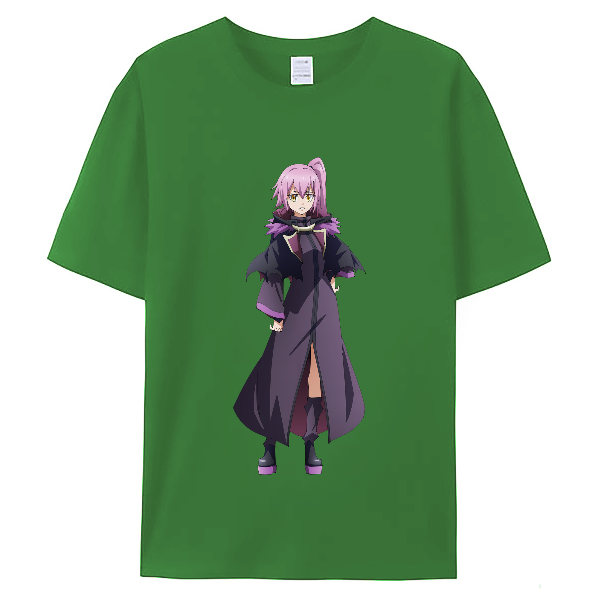 （画像用） 転スラ Regarding Reincarnated to Slime レディースカジュアルプリントTシャツ（綿100％）